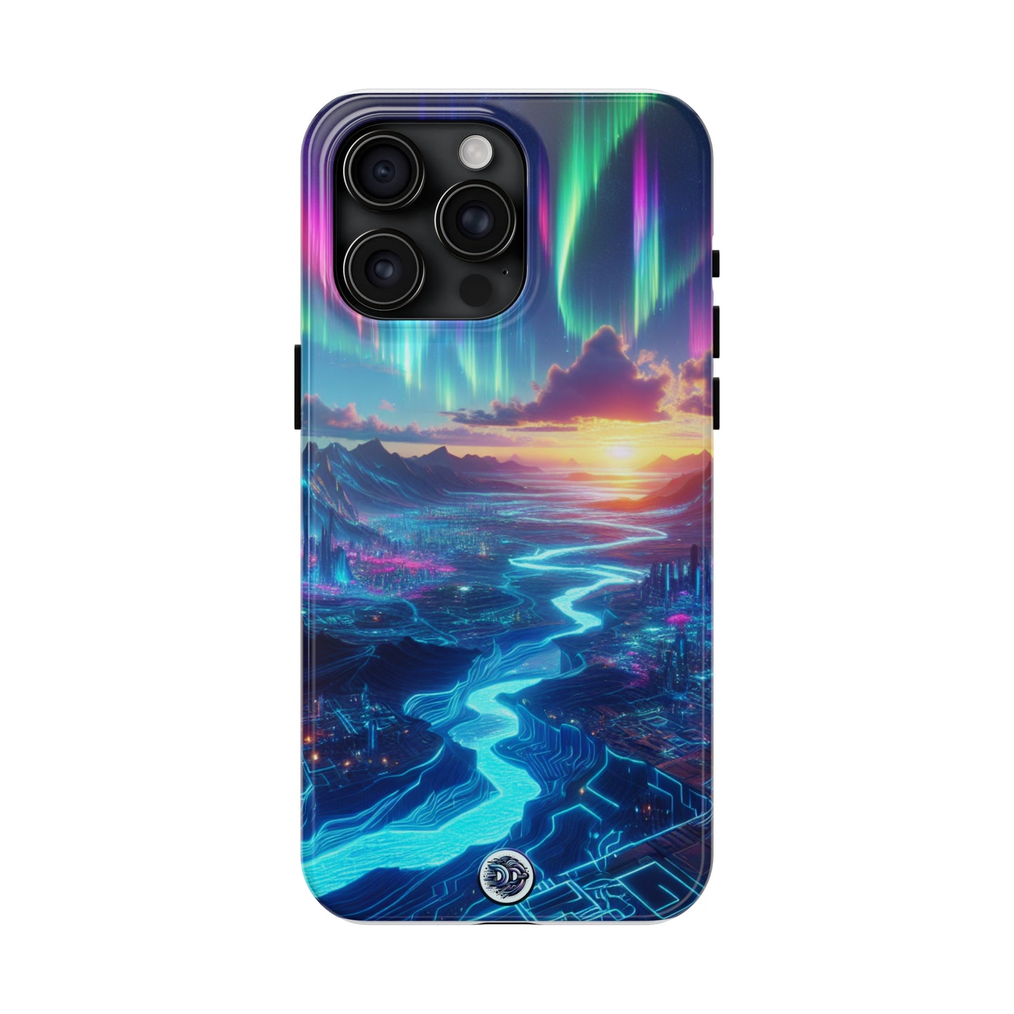 Aurora Cybercity Sunset Phone Case