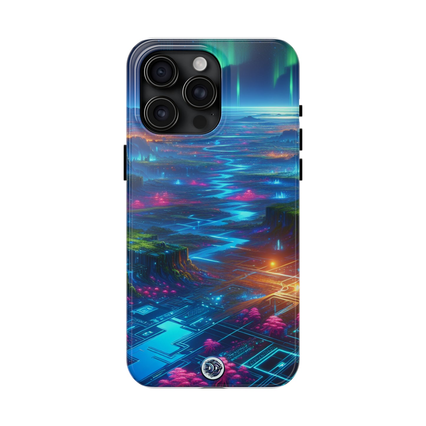 Cyber Aurora Scenic Phone Case
