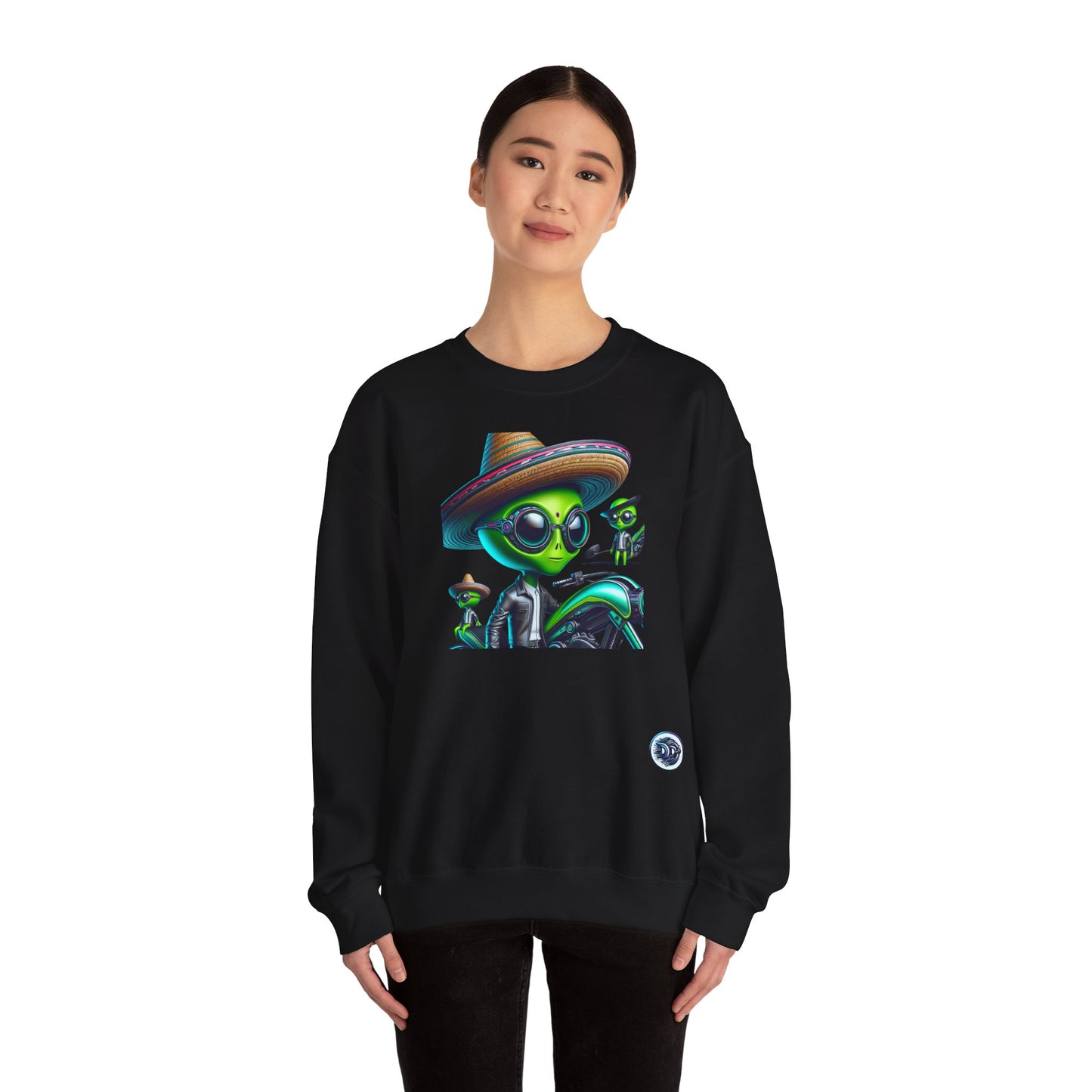 Alien Biker Crewneck