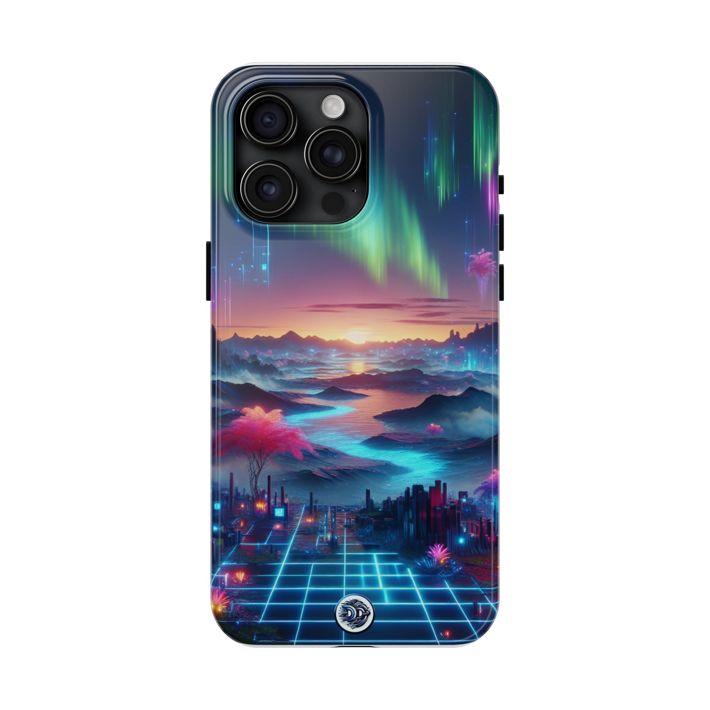 Cyber Aurora Scenic Phone Case