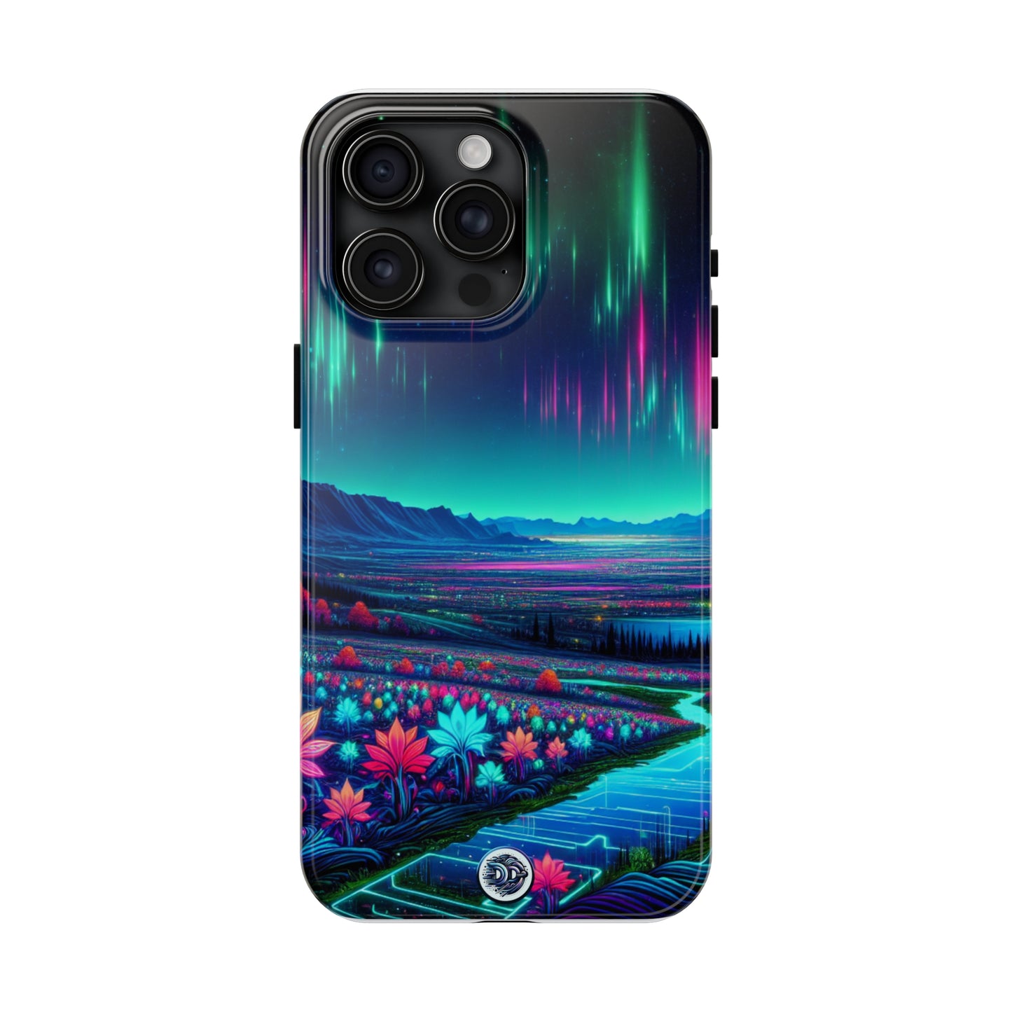 Vibrant Aurora Landscape Phone Case