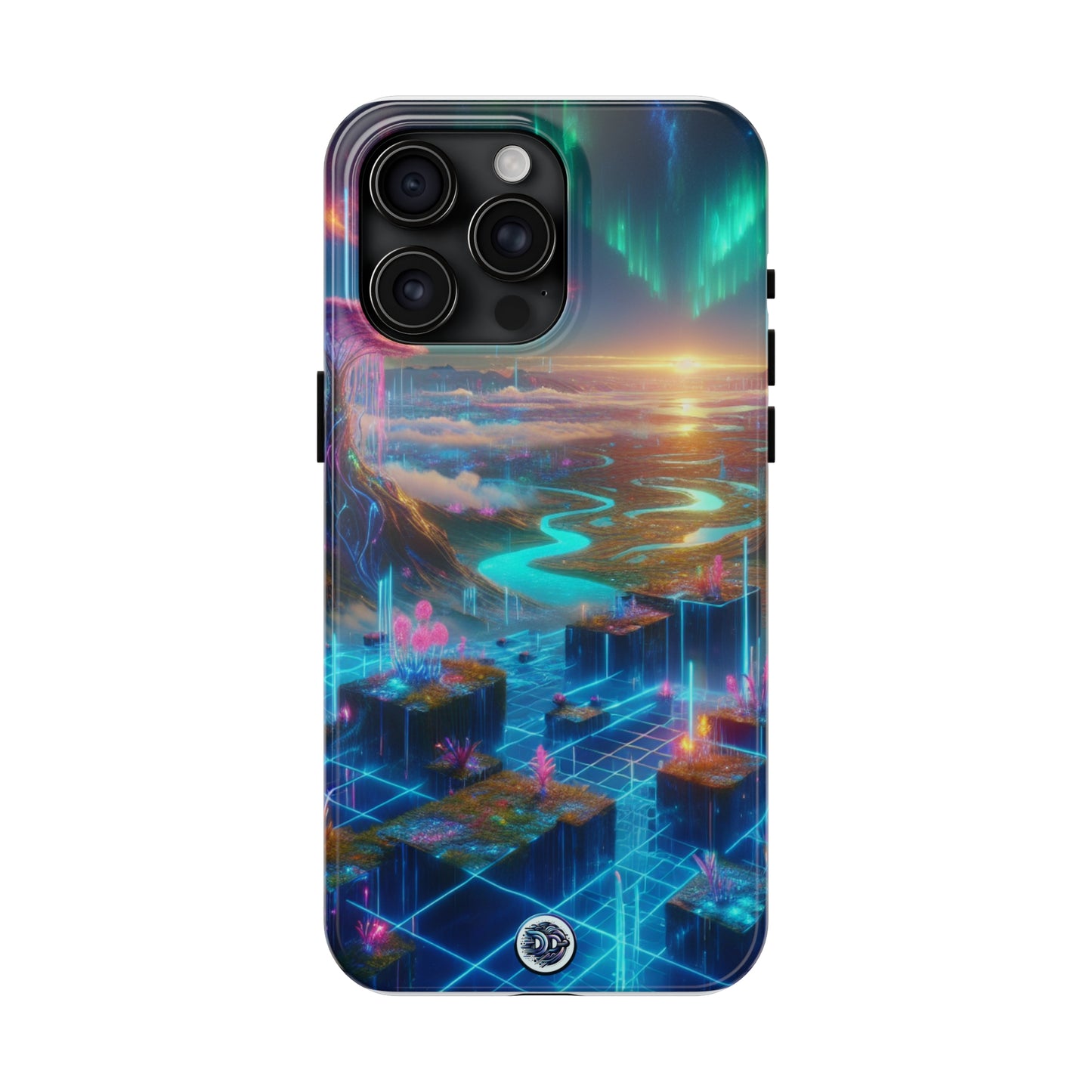 Cyber Aurora Fantasy Phone Case