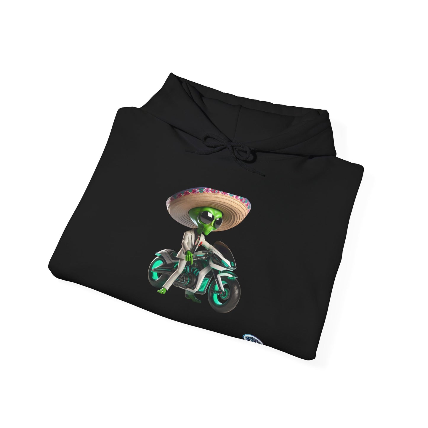 Alien Rider Graphic Hoodie