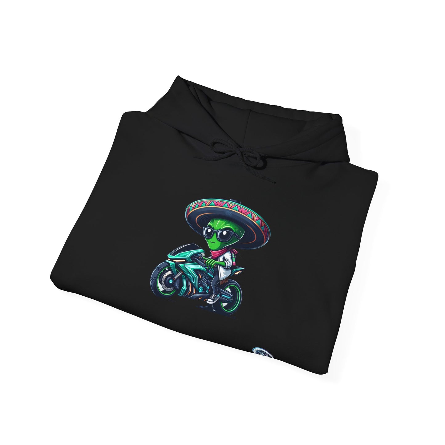 Alien Rider Graphic Hoodie