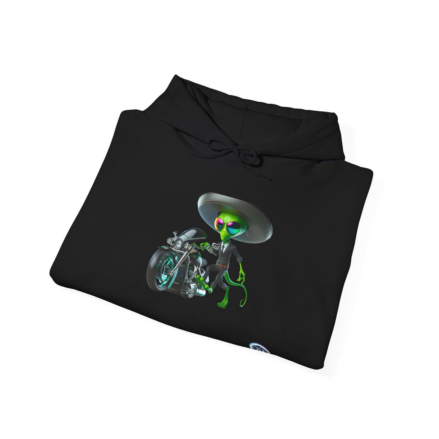 Alien Biker Cool Hoodie