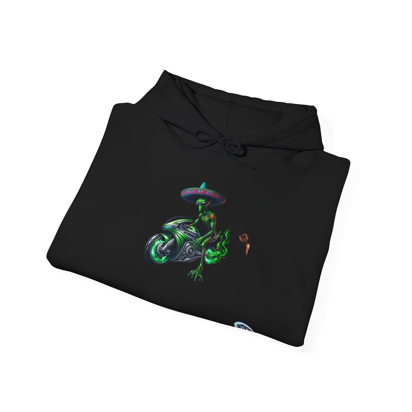 Alien Rider Graphic Hoodie