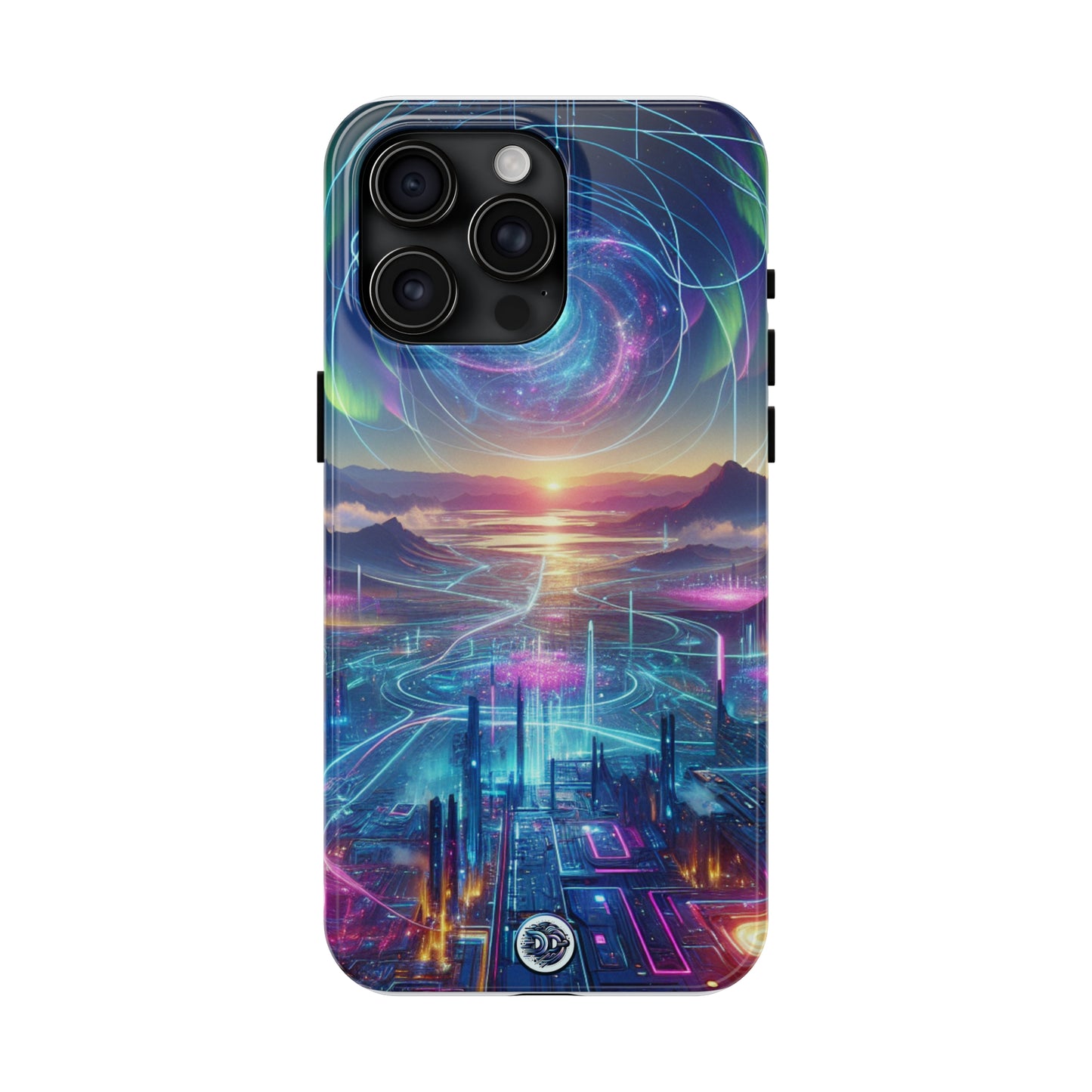 Futuristic Cityscape Glow Case