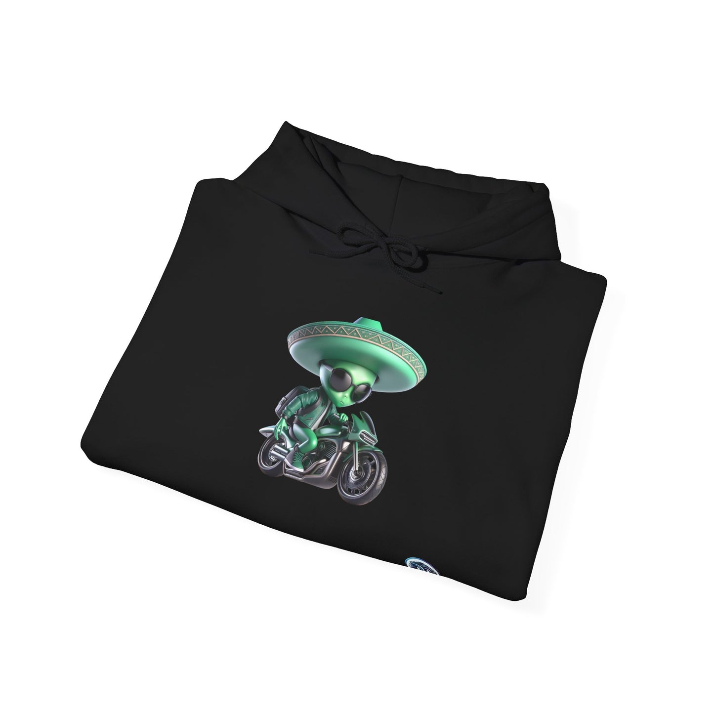 Alien Biker Sombrero Hoodie