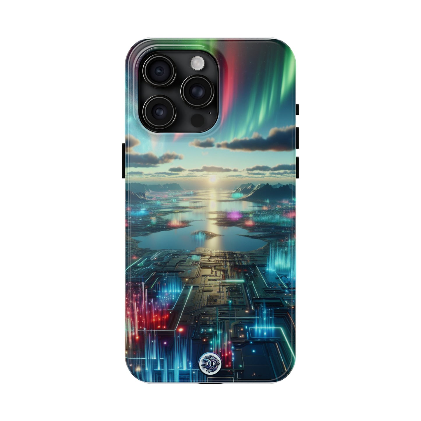 Aurora Circuitry Landscape Phone Case