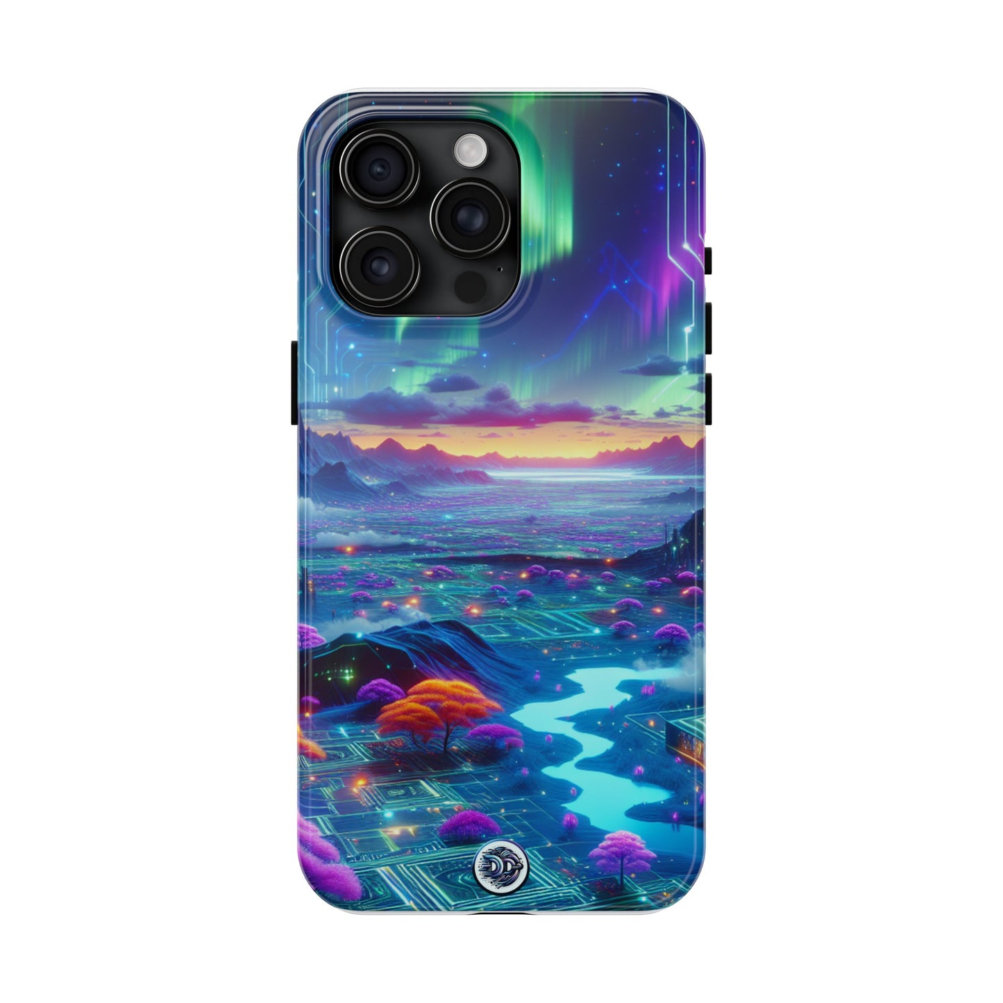 Cyber Aurora Scenic Phone Case