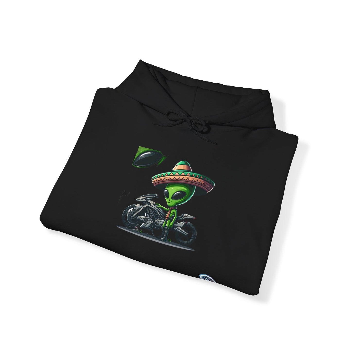 Alien Rider Graphic Hoodie