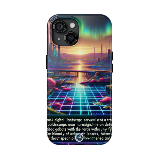 Neon Sunset Cybercity Phone Case