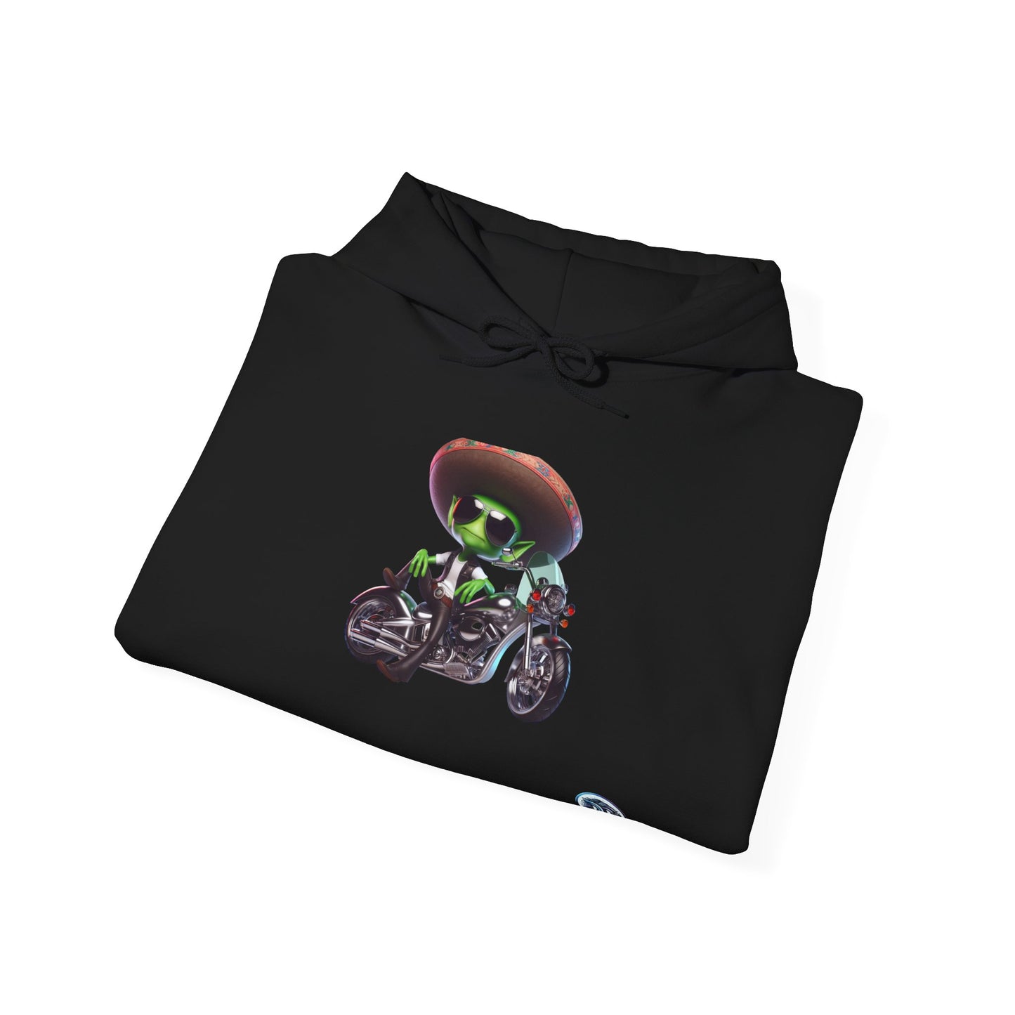 Alien Biker Coolness Hoodie