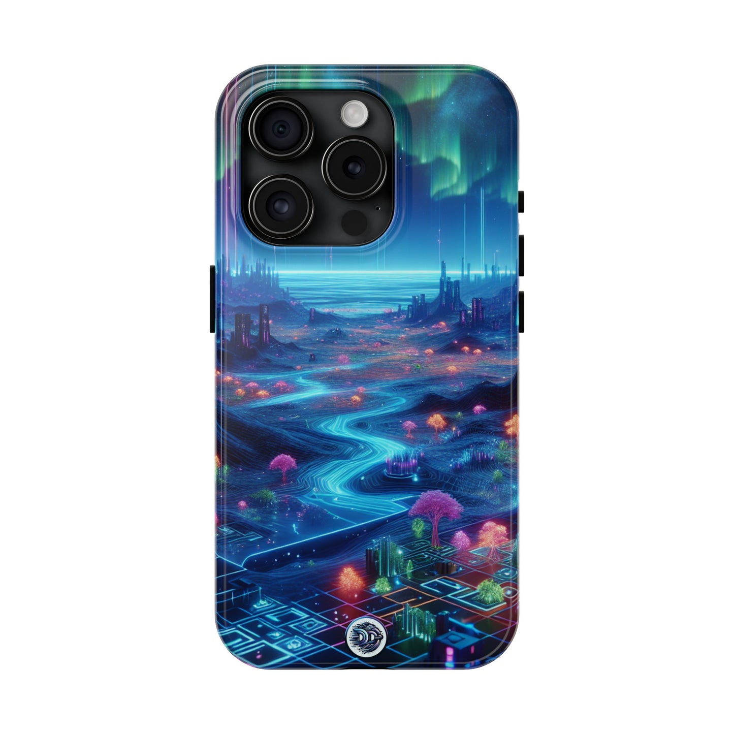 Cyber Aurora Fantasy Phone Case