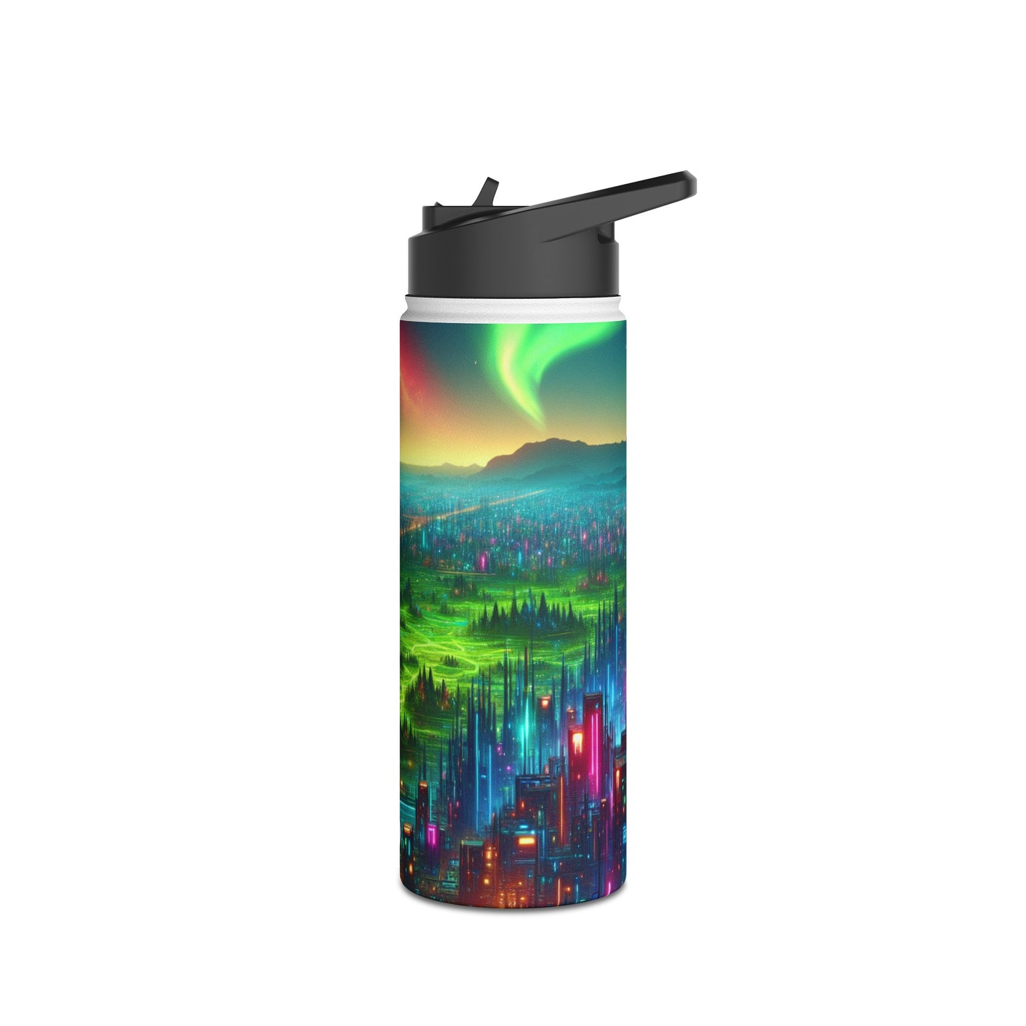Aurora Futuristic Flask