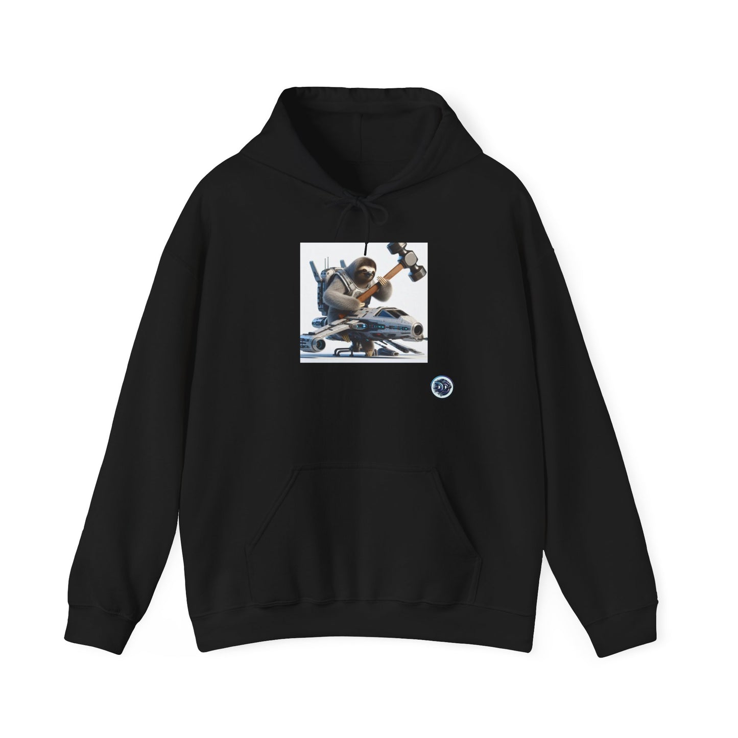 Cyber Sloth Mechanic Hoodie