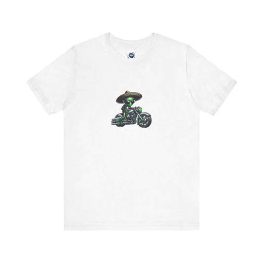 Alien Biker Sombrero Tee