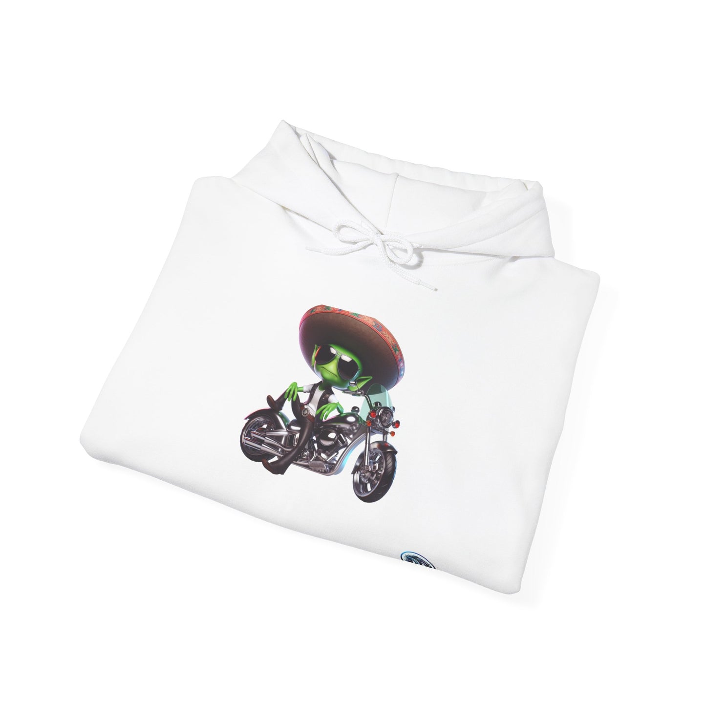 Alien Biker Coolness Hoodie