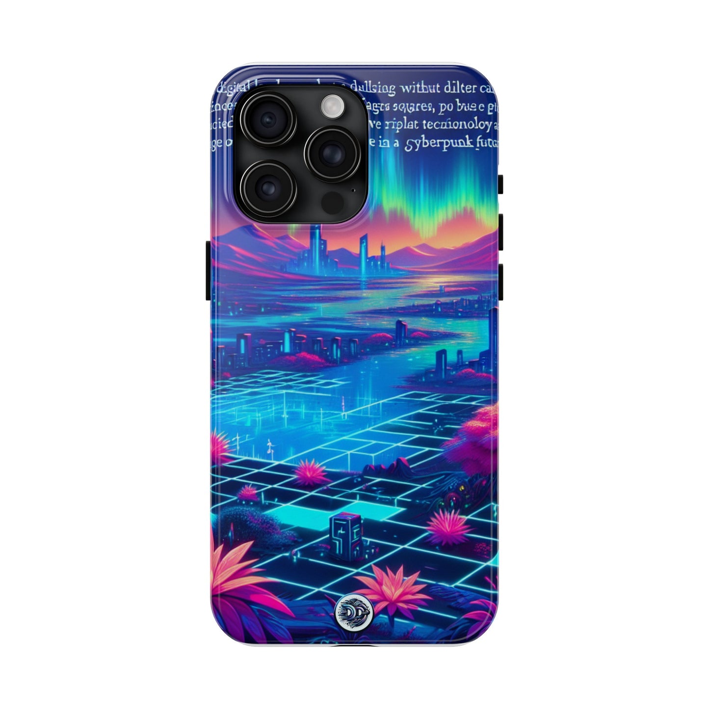 Neon Cyberpunk Landscape Phone Case