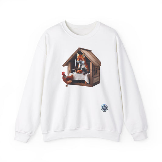 Fox Dinner Humor Crewneck