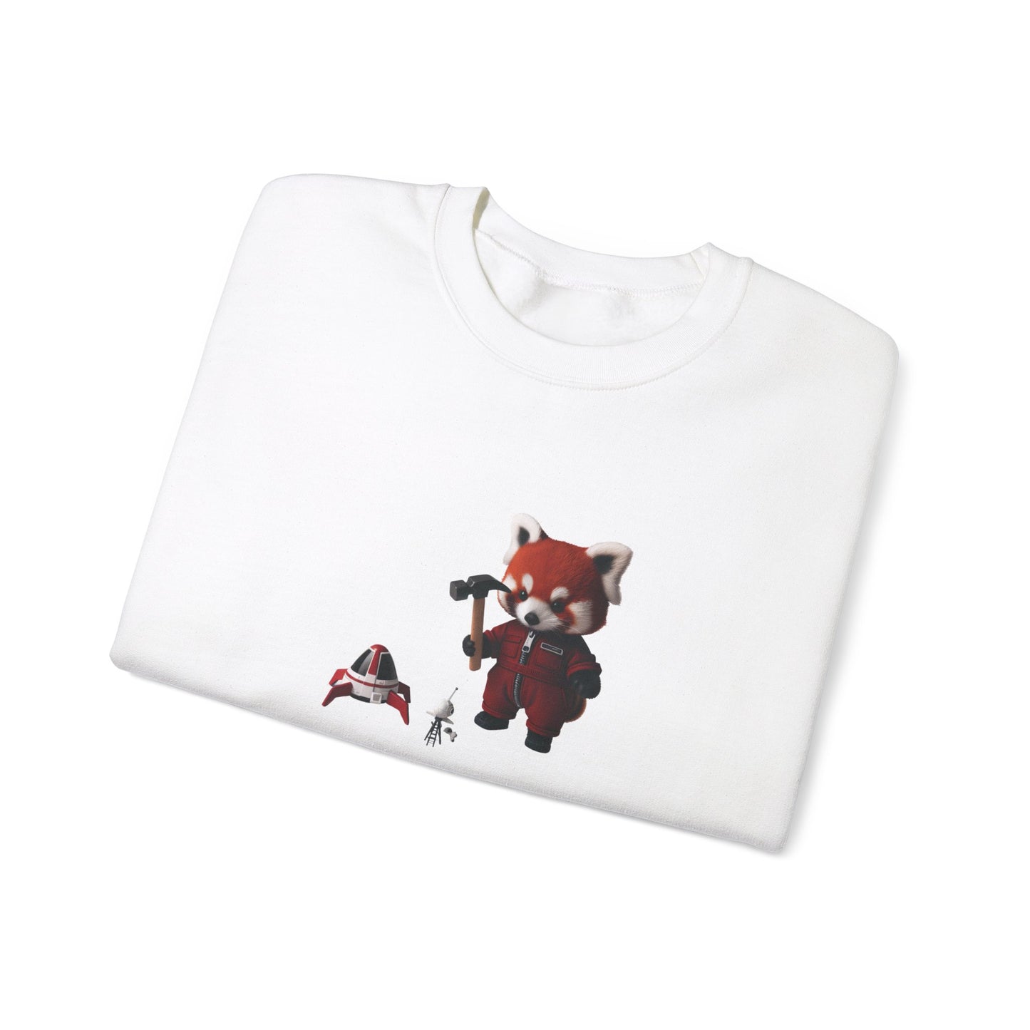 Red Panda Astronaut Crewneck