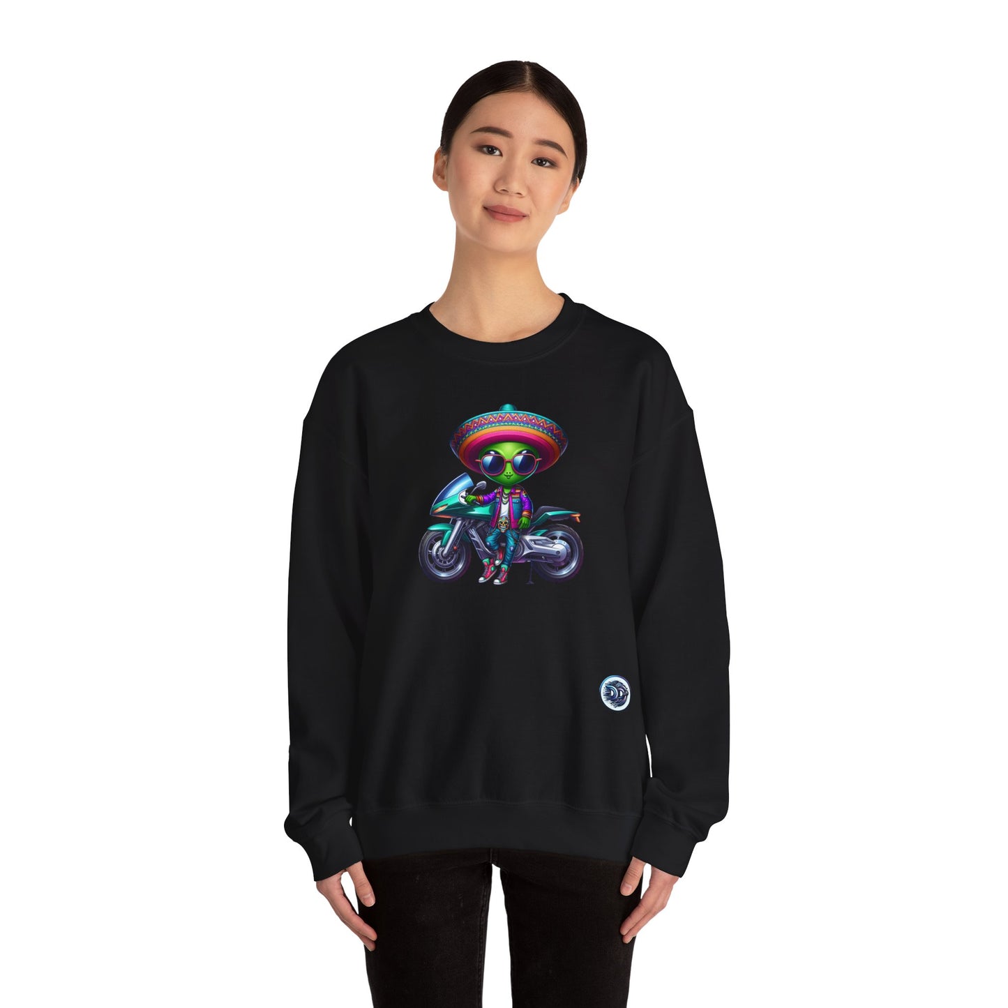 Alien Biker Crewneck