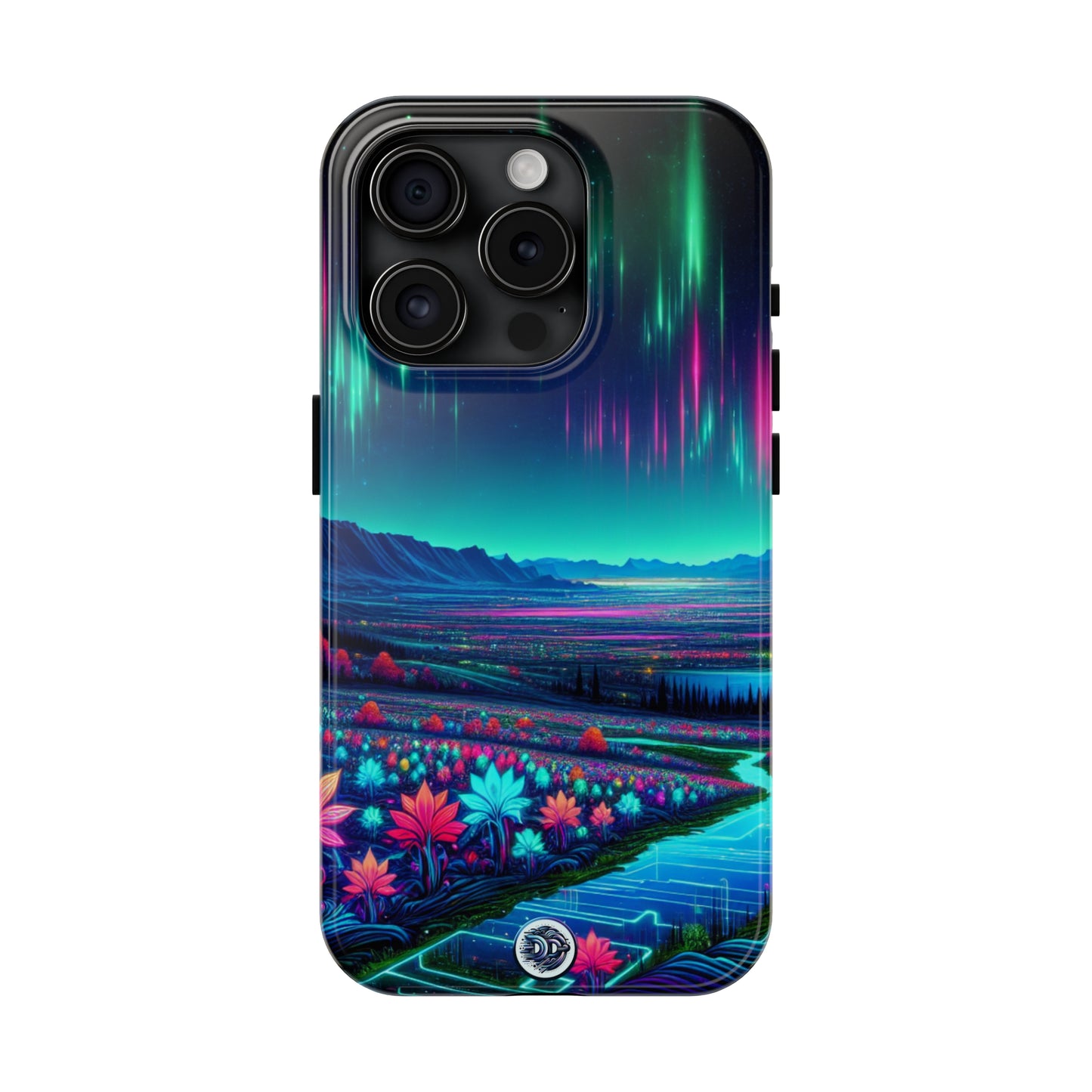 Vibrant Aurora Landscape Phone Case