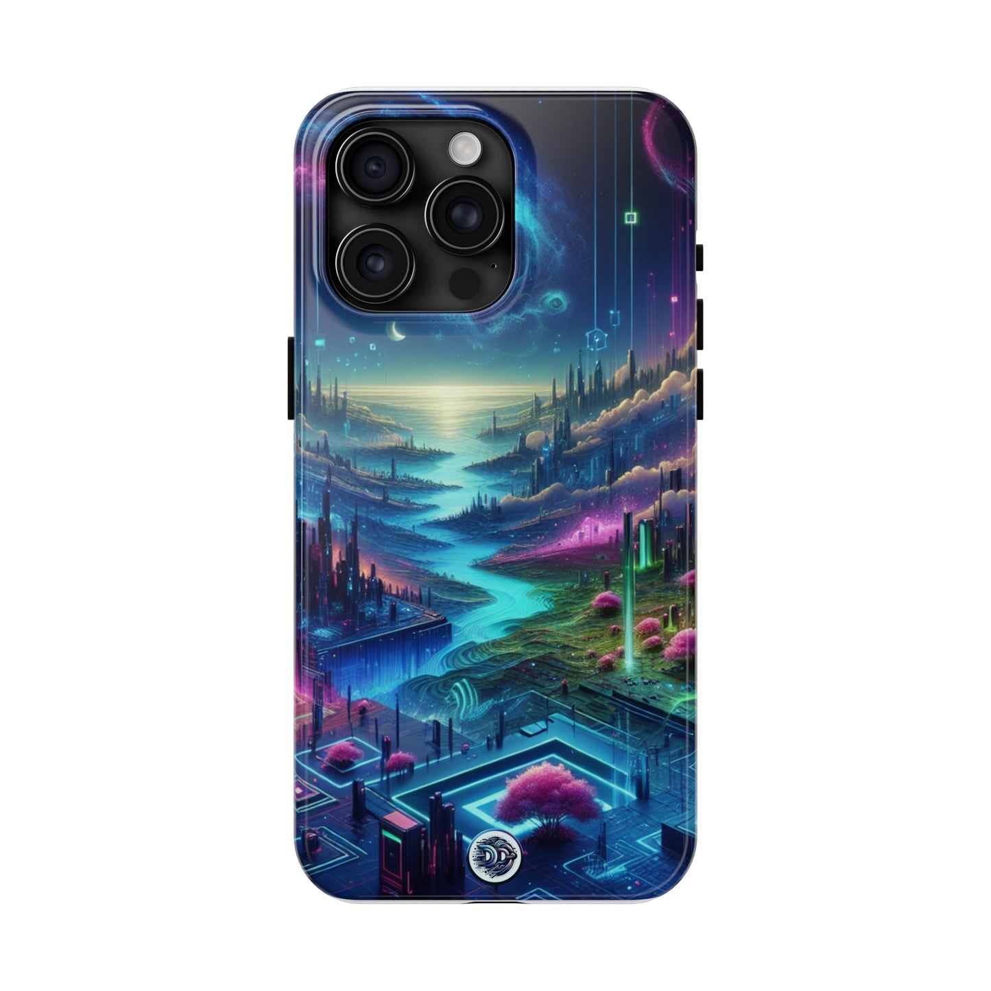 Cosmic Cityscape Protective Phone Case