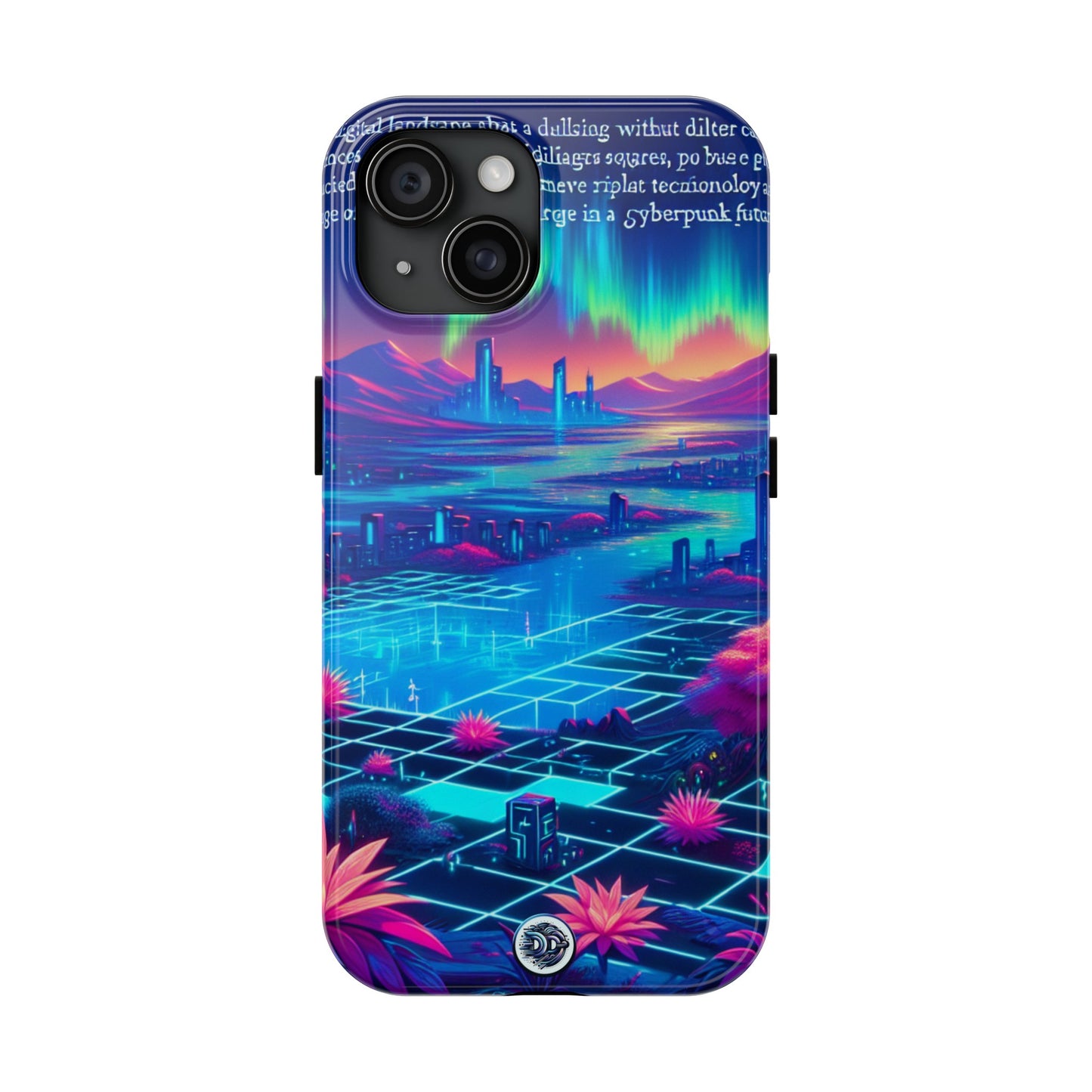 Neon Cyberpunk Landscape Phone Case