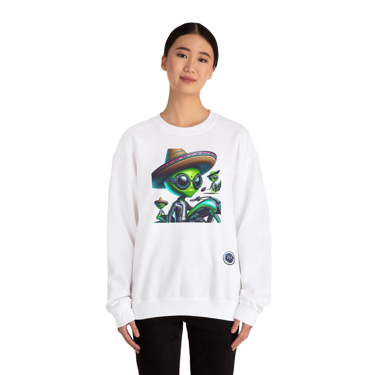 Alien Biker Crewneck