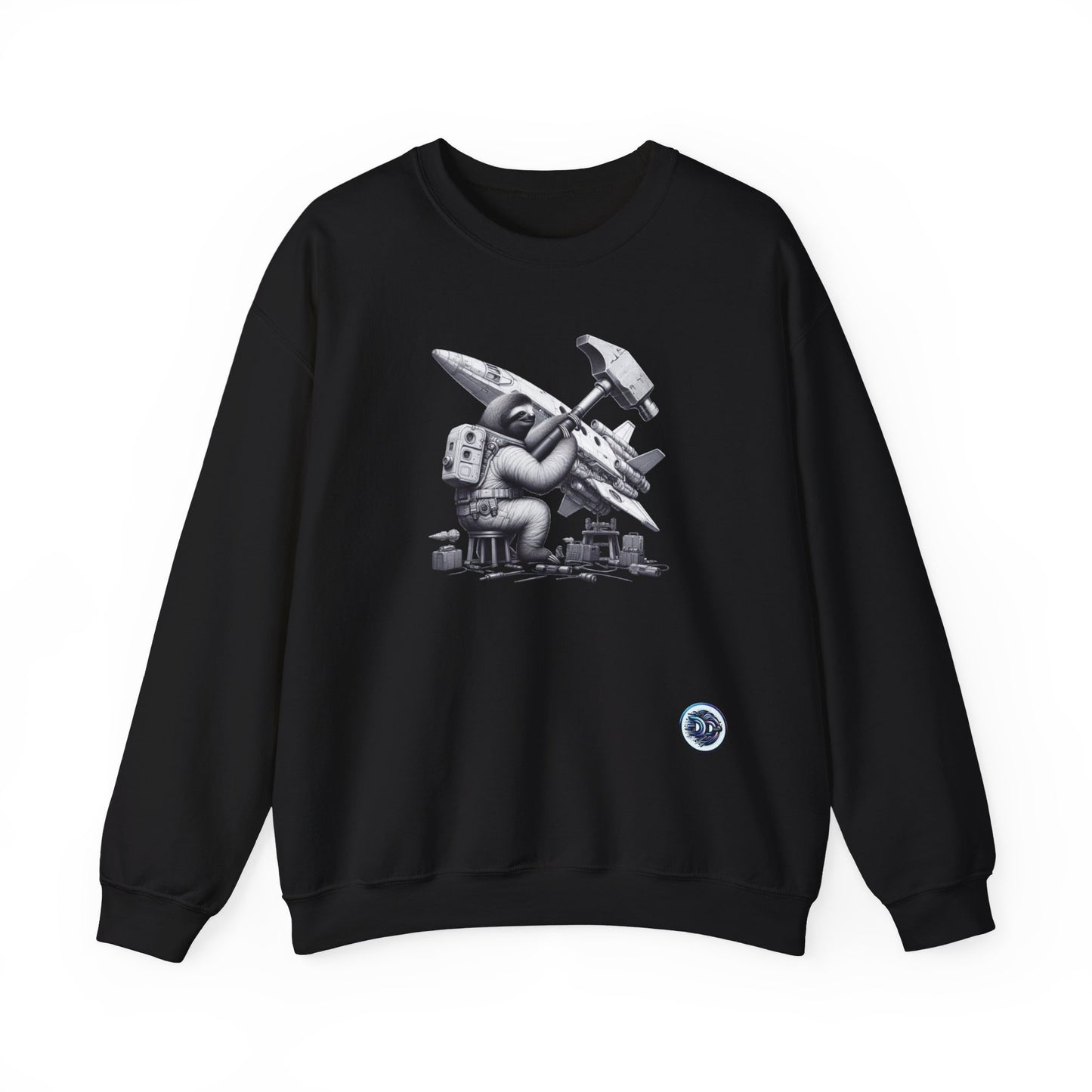 Cosmic Mechanic Sloth Crewneck