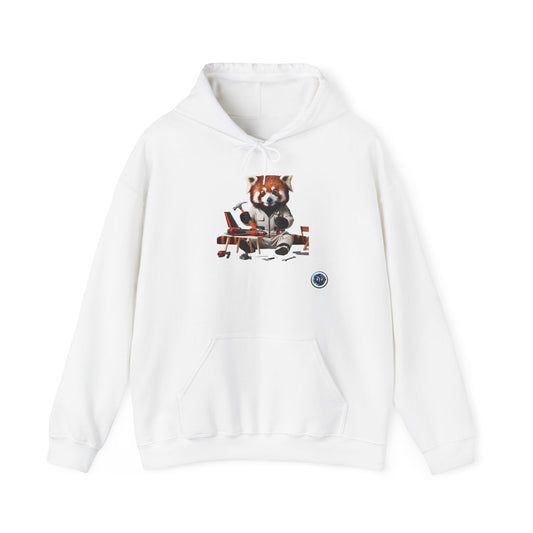 Red Panda Mechanic Hoodie