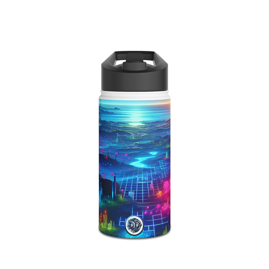 Futuristic Neon Bottle