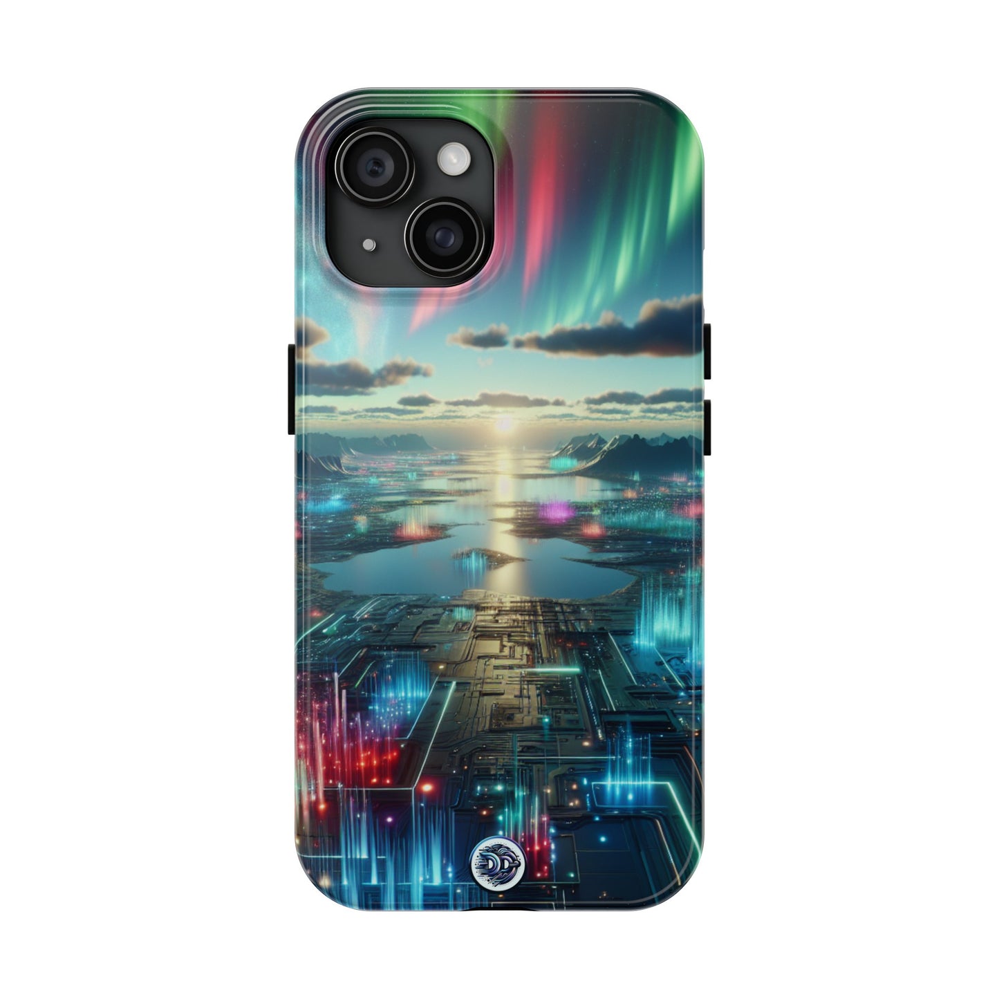Aurora Circuitry Landscape Phone Case