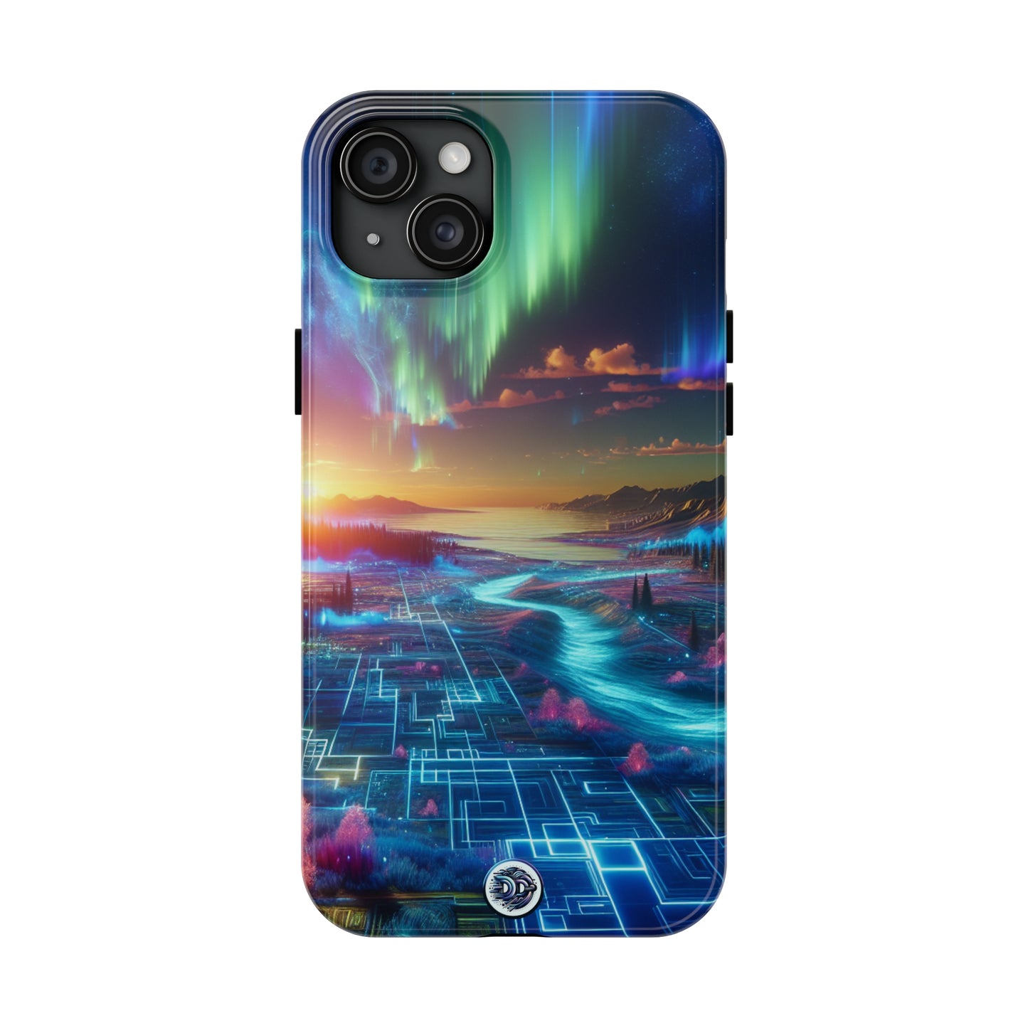 Aurora Circuitry Landscape Phone Case