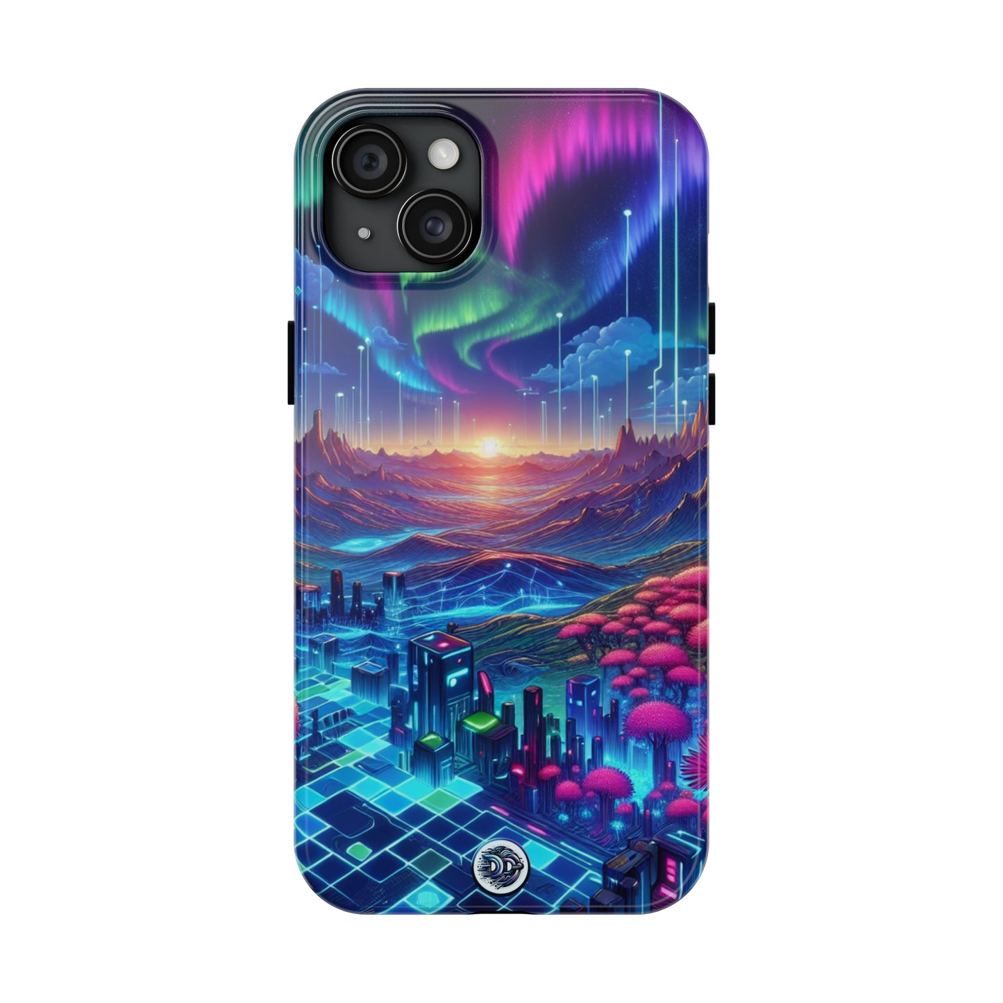 Neon Aurora Fantasy Phone Case
