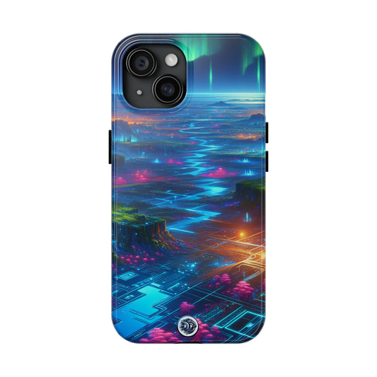 Cyber Aurora Scenic Phone Case