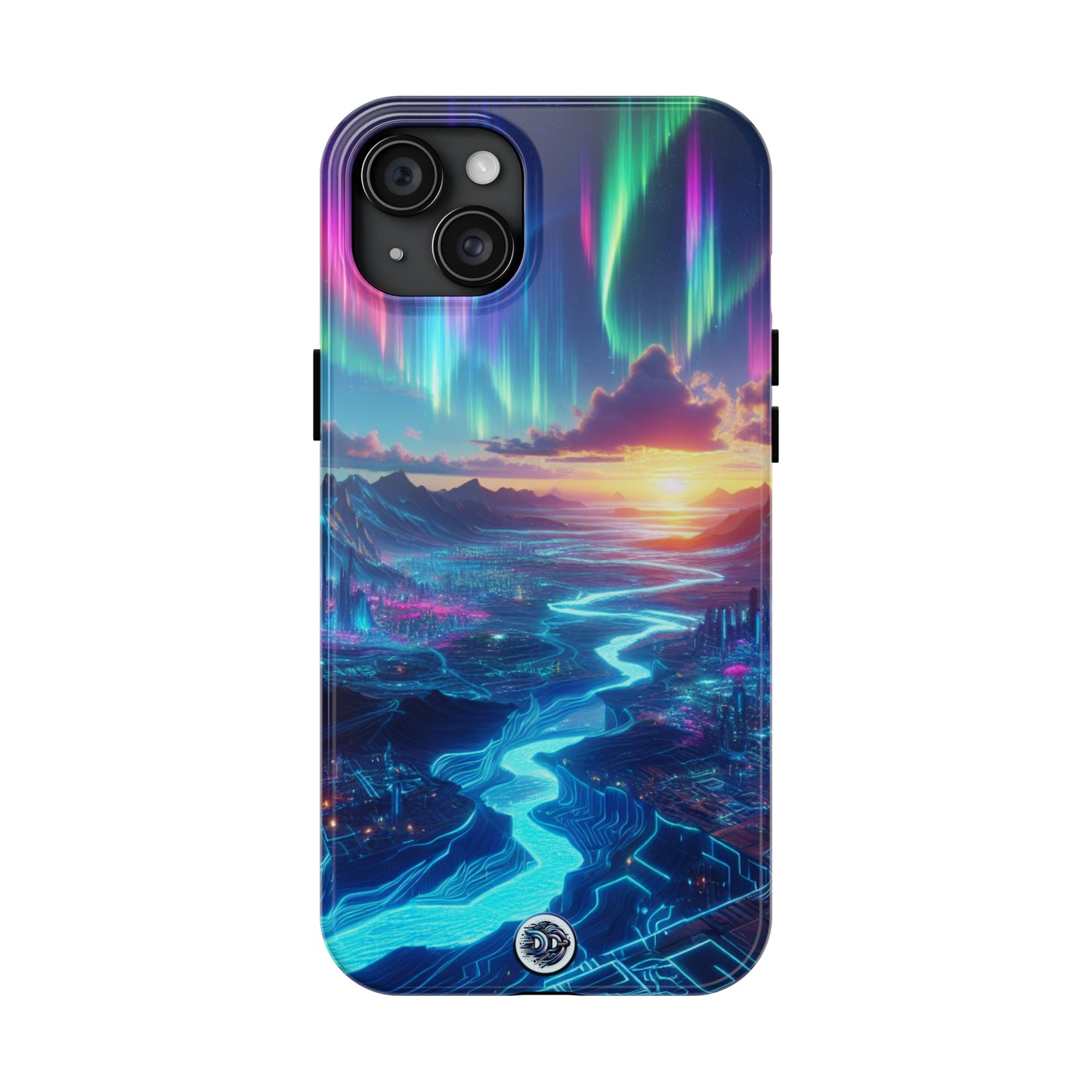 Aurora Cybercity Sunset Phone Case
