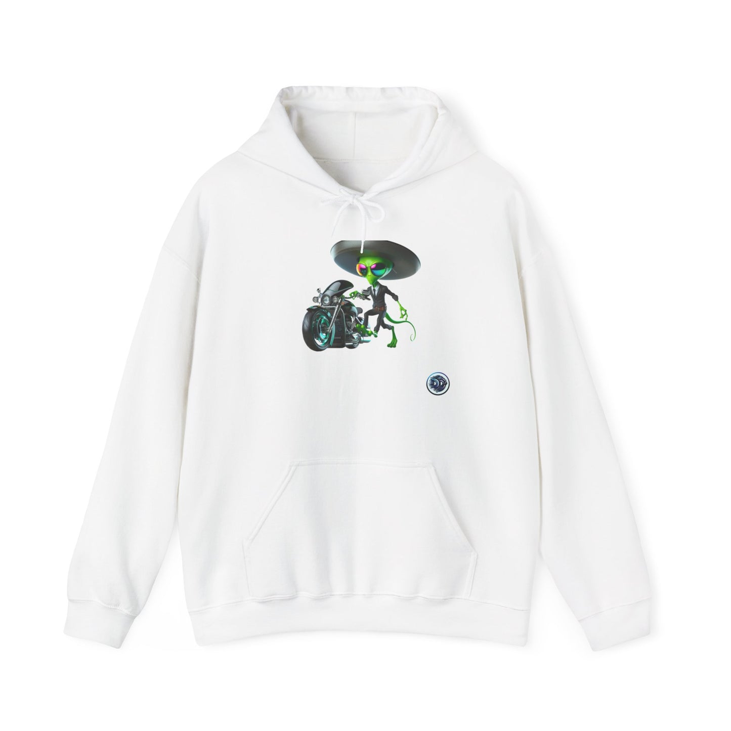 Alien Biker Cool Hoodie