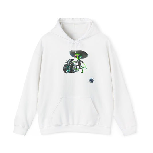 Alien Biker Cool Hoodie