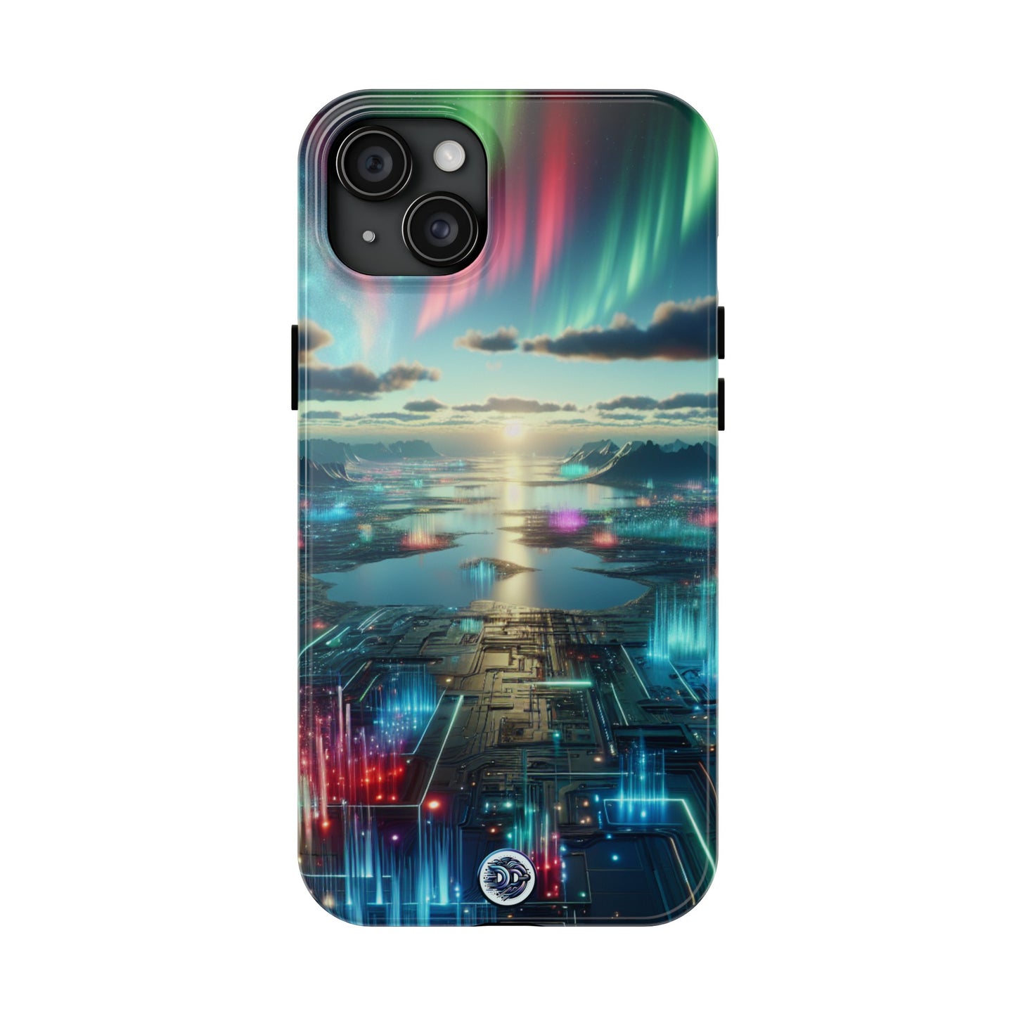 Aurora Circuitry Landscape Phone Case