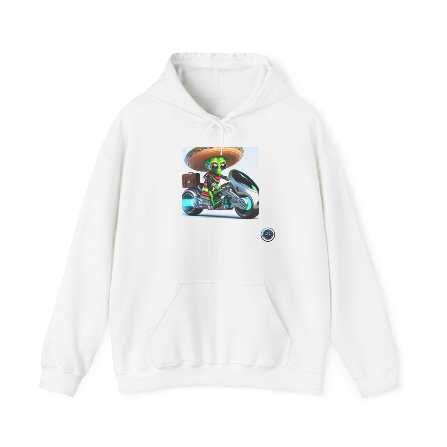 Alien Rider Graphic Hoodie