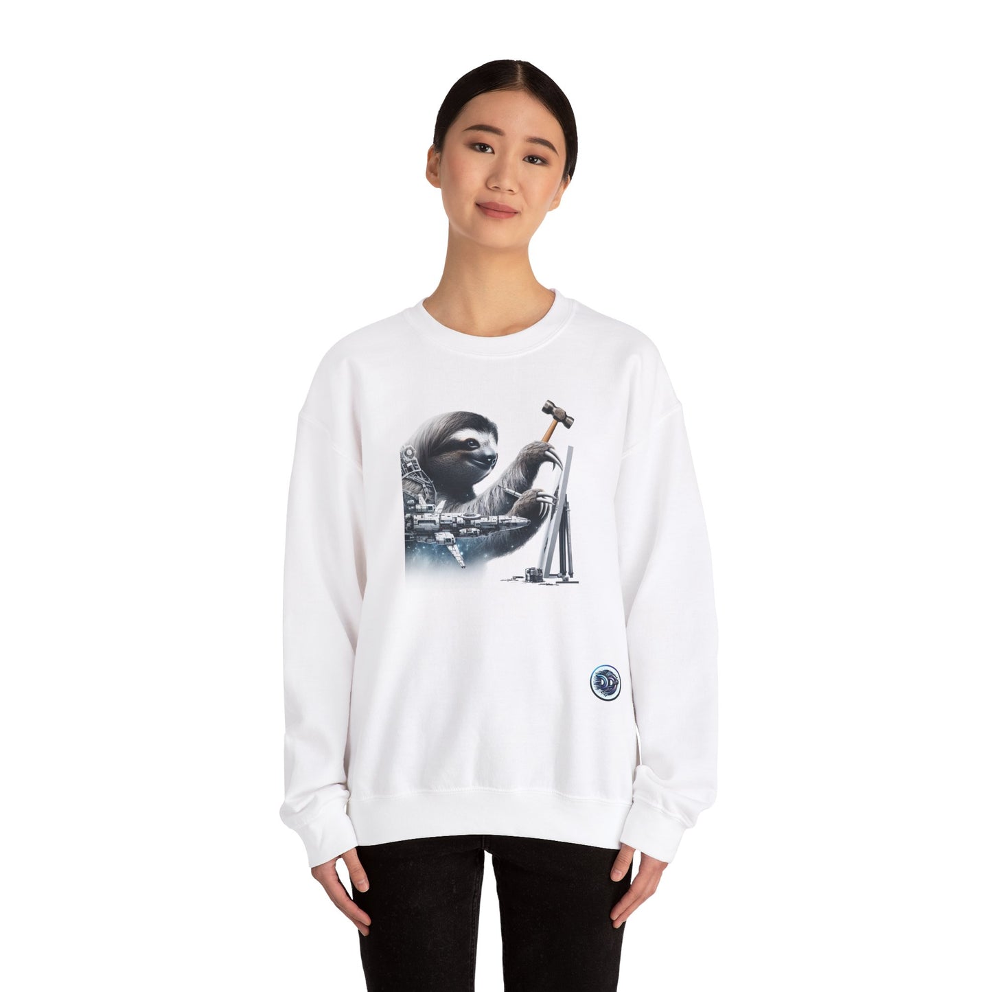 Sci-Fi Sloth Crewneck