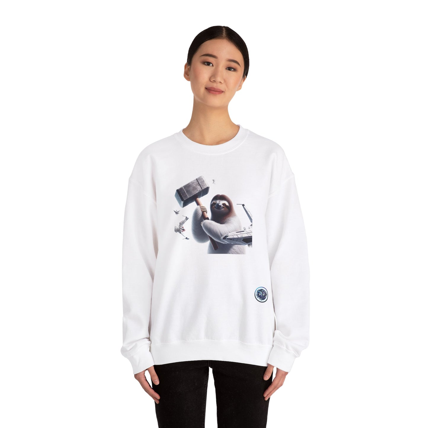 Cosmic Sloth Hammer Crewneck