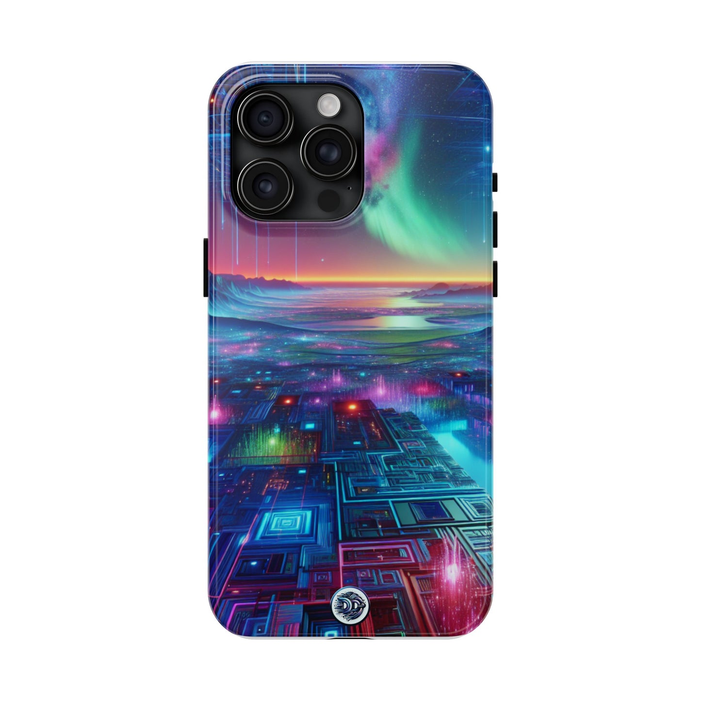 Cyber Aurora Scenic Phone Case