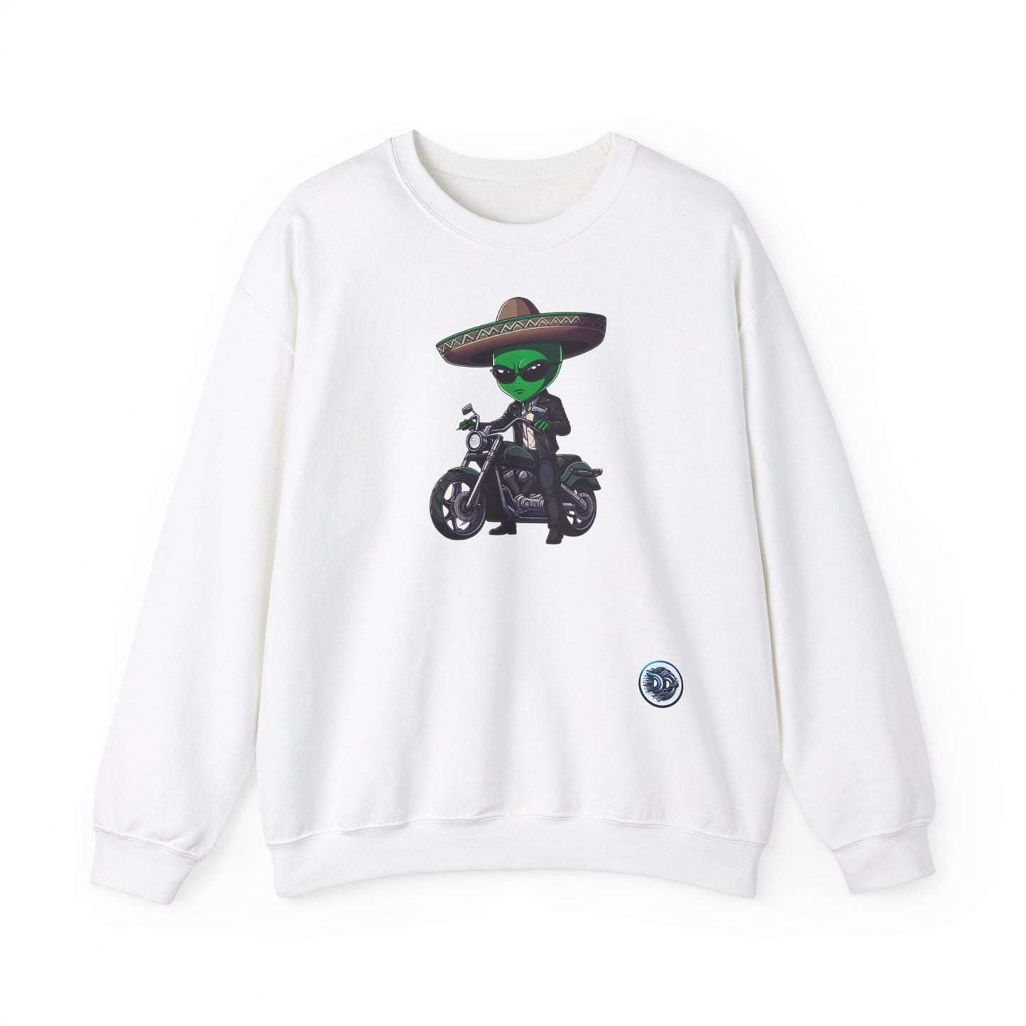 Alien Biker Sombrero Crewneck
