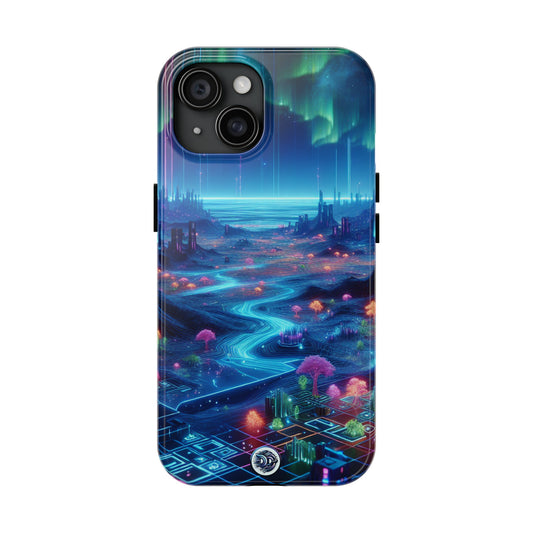 Cyber Aurora Fantasy Phone Case