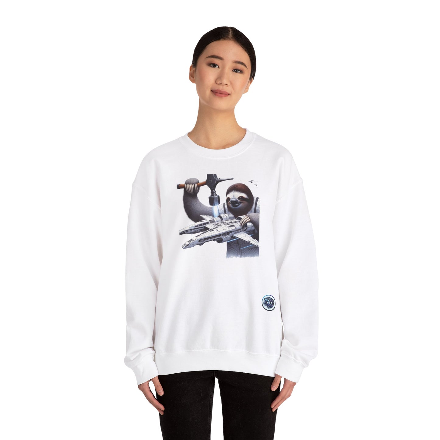 Sloth Space Engineer Crewneck