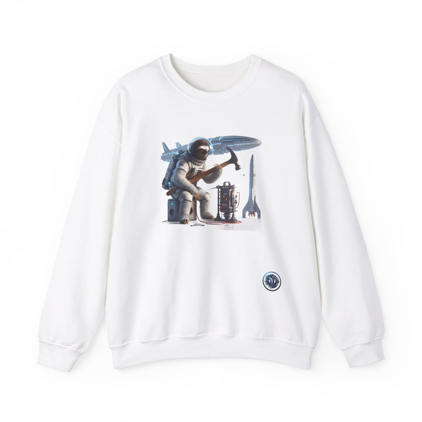 Sloth Astronaut Repair Crewneck