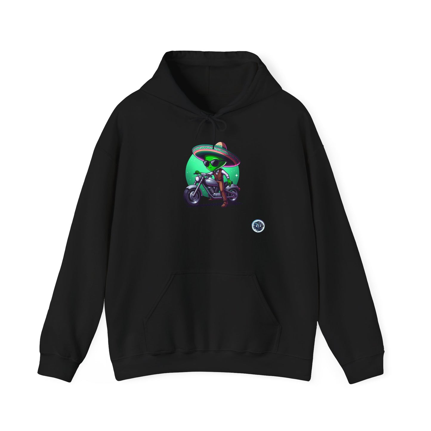 Alien Rider Graphic Hoodie